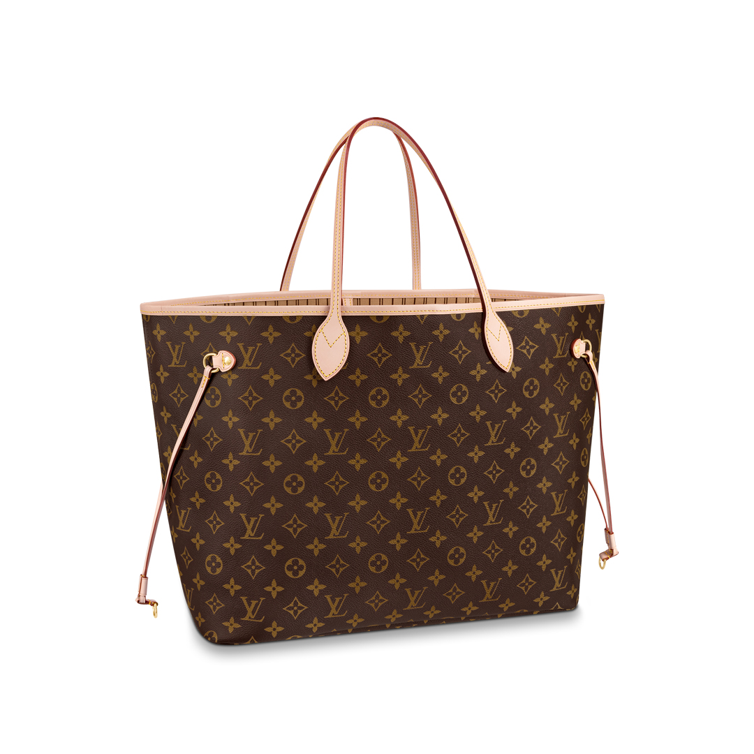 Louis Vuitton NEVERFULL GM Monogram Handbag M40990 Beige